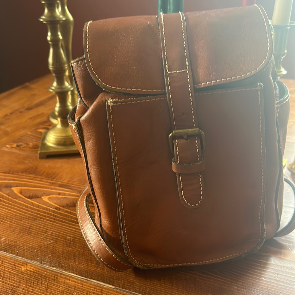 Patricia Nash leather backpack